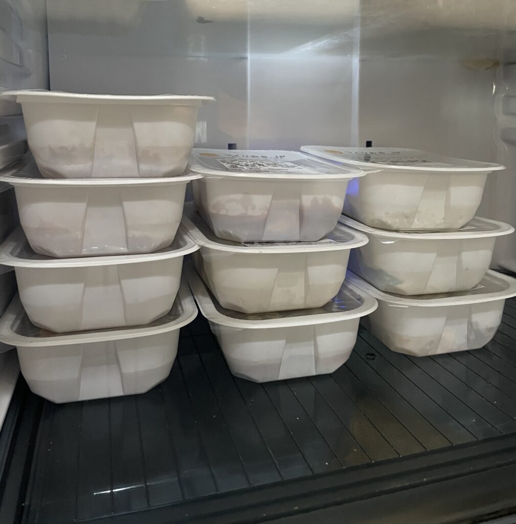 冷蔵庫収納の様子