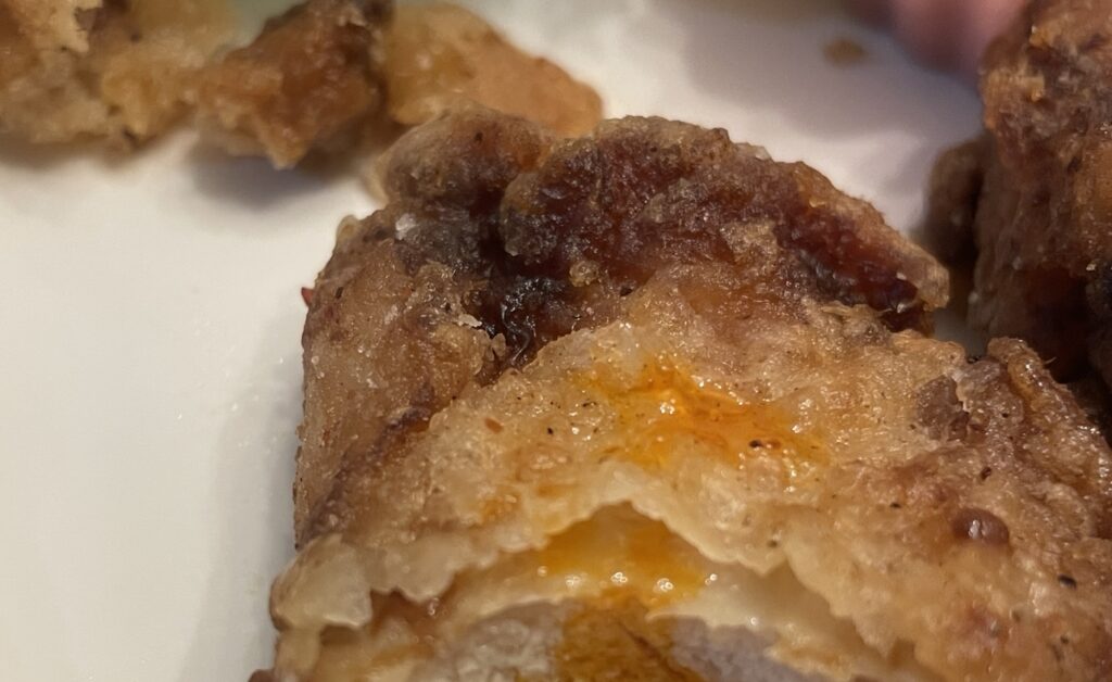 アレンジ後の唐揚げ