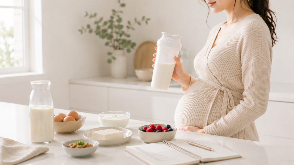 妊婦とプロテイン

